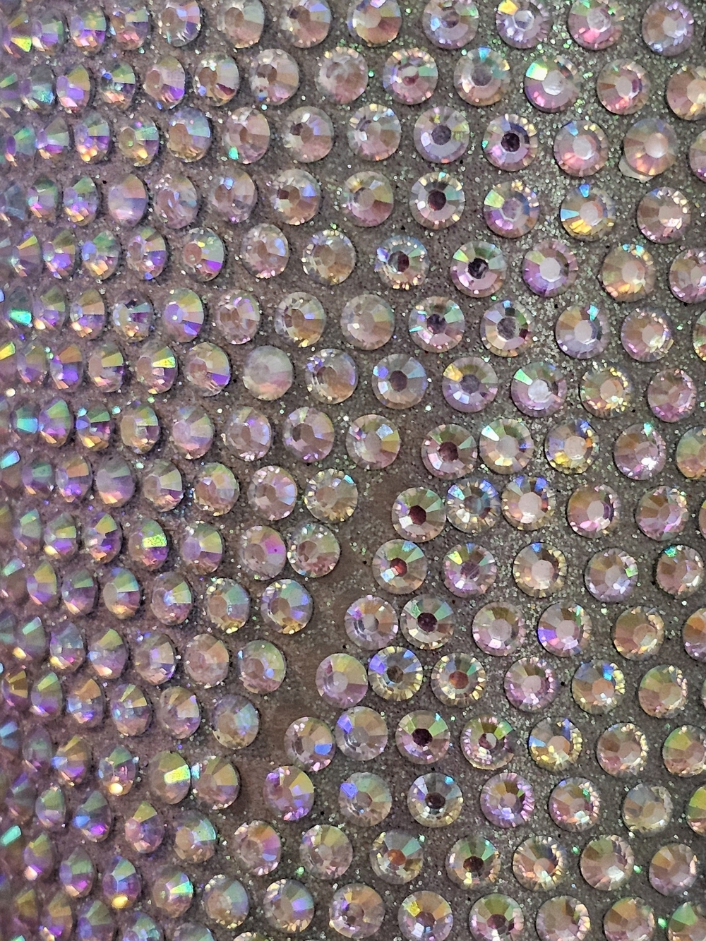 Iridescent Rhinestone Tumbler with Metal Straw - Picture 10 of 12